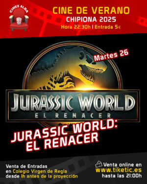 JURASSIC WORLD EL RENACER-26 DE AGOSTO